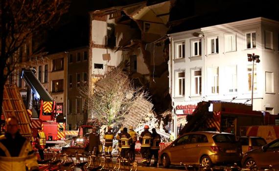 הרס בבלגיה: שני הרוגים בהתמוטטות בניין