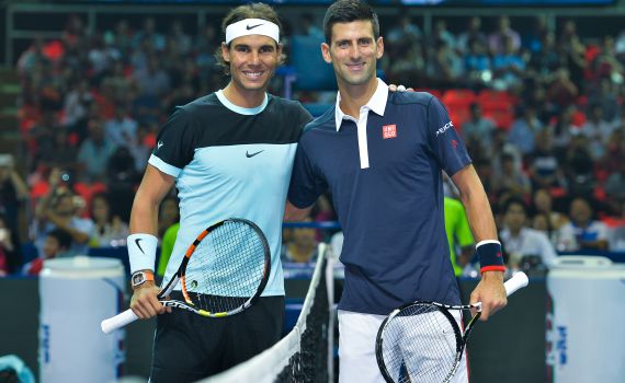 נדאל ודג'וקוביץ' בהכנות לאליפות אוסטרליה