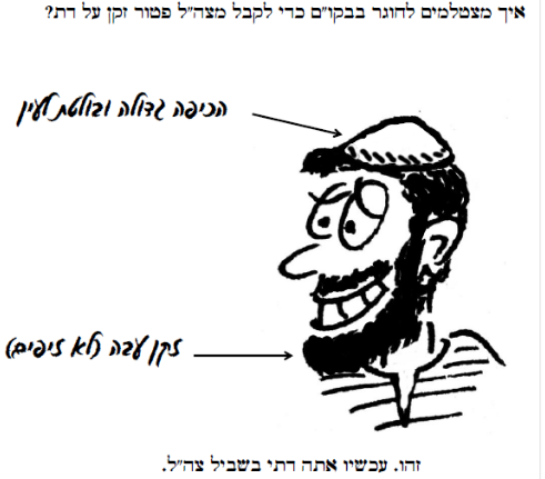 ארגון 'צו 1' למתגייסים: אל תיגעו בזקן מעכשיו