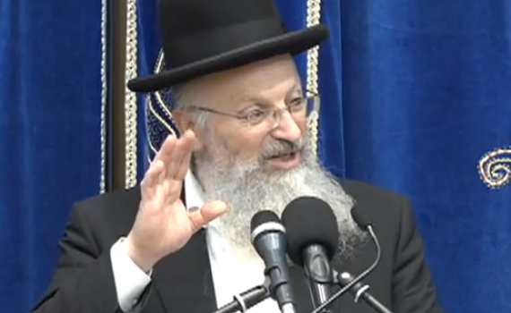 צפו: שיעורו השבועי של הרב שמואל אליהו