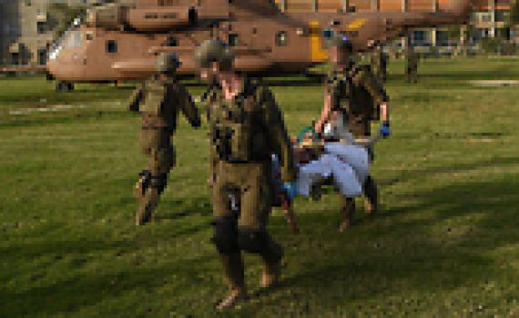 לוחמת נפצעה בינוני מפליטת כדור מנשקה