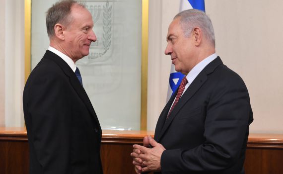 שיתוף פעולה במאבק הטרור העולמי; נתניהו נפגש עם ראש המועצה הביטחונית של רוסיה