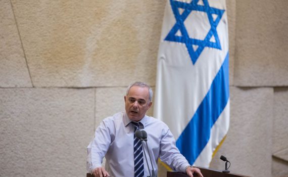 שטייניץ נמהר? "לא היה נכון לקרוא לאולמרט להתפטר"'