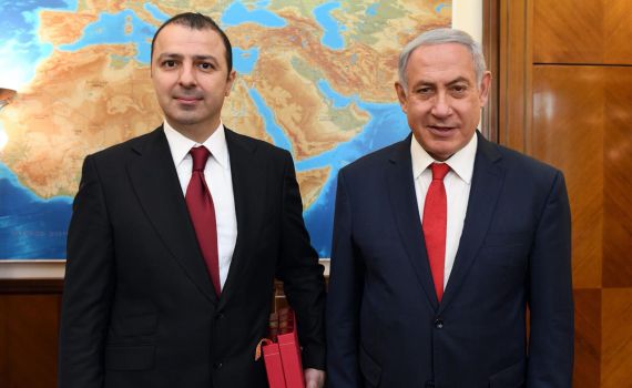 נתניהו נפגש עם ראש הקונגרס הבינלאומי של היהודים ההרריים