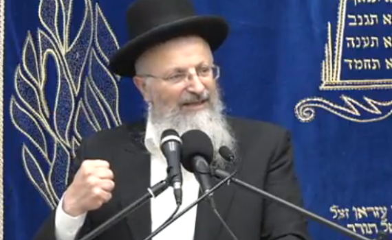 צפו: שיעורו השבועי של הרב שמואל אליהו