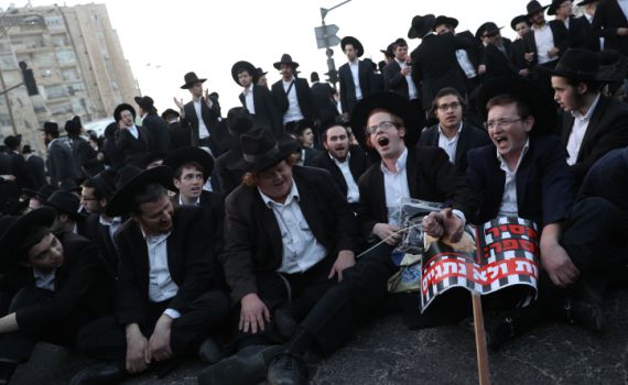 הפגנות החרדים הקיצונים חזרו: הכניסה לבירה נחסמה