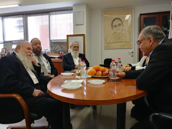 פגישה בין רבני הציונות הדתית לבית החולים הדסה