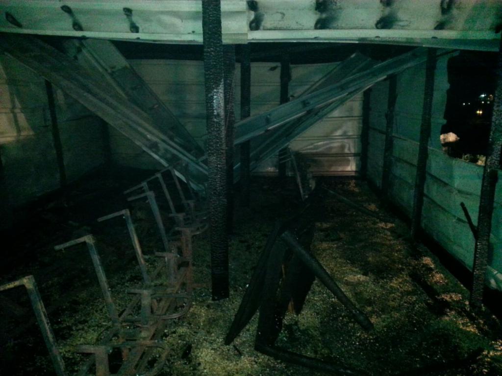 זעזוע: מחבלים שרפו את בית הכנסת בגבעת שורק