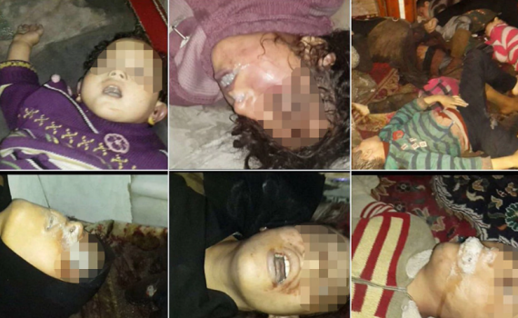 לפחות 150 הרוגים בהתקפה כימית של משטר אסד