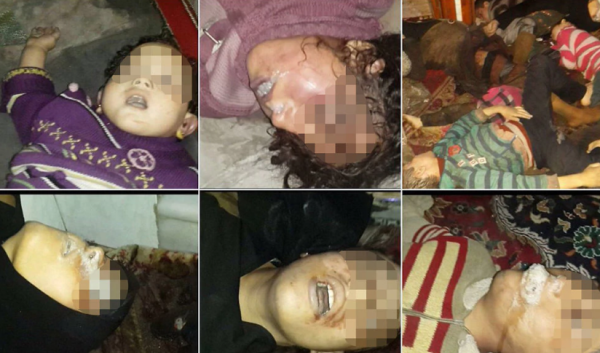 לפחות 150 הרוגים בהתקפה כימית של משטר אסד