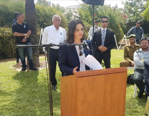 איילת שקד: "לא רק ארגוני טרור חופרים מנהרות"