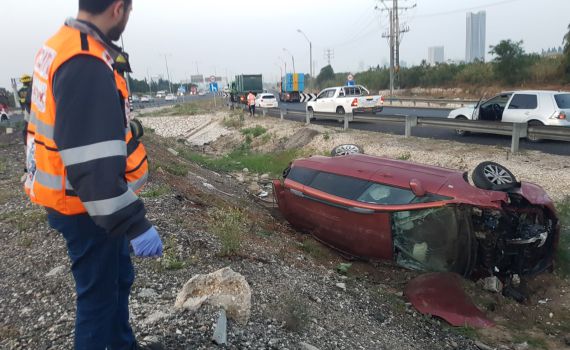 תלמידי ישיבה התהפכו עם רכבם: הרוג וששה פצועים