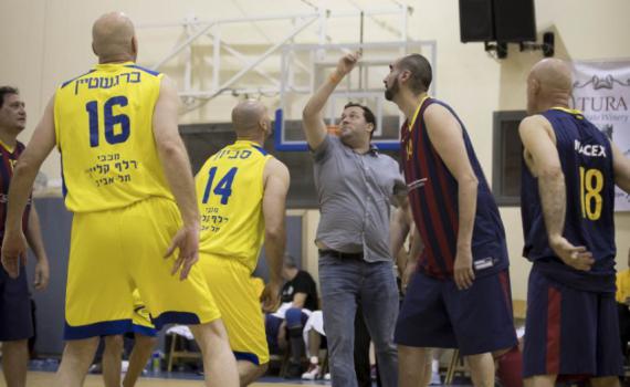 מכבי ת"א ניצחה את ברצלונה במשחק ראווה בשומרון