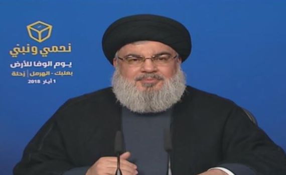 נסראללה מאיים: "נגיב לכל מתקפה של ישראל"