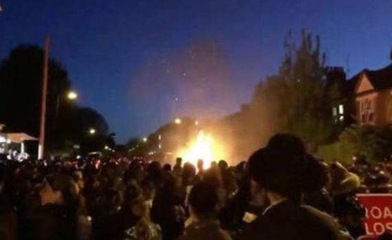 אסון במדורה: 30 פצועים בחגיגות ל"ג בעומר בלונדון