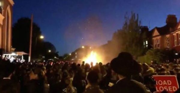 אסון במדורה: 30 פצועים בחגיגות ל"ג בעומר בלונדון