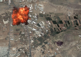 צפו: כך הושמדו משגרים רגע לפני ירי טילים לישראל