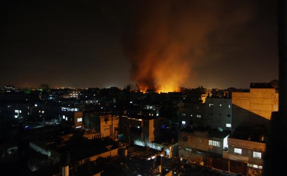 כוחות איראנים שיגרו עשרות רקטות לעבר הגולן