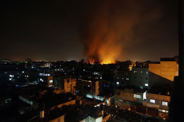 כוחות איראנים שיגרו עשרות רקטות לעבר הגולן