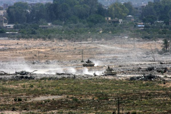 מחבלים הציתו עמדה- צה"ל תקף באש טנקים