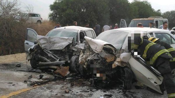 שתי הרוגות בהתנגשות חזיתית בדרום