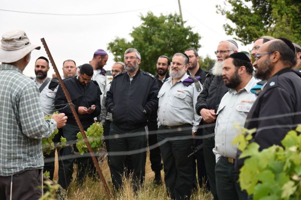 הקצונה הבכירה של הרבנות הצבאית יוצאת לשטח