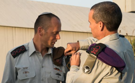 כבוד למגזר: מח"ט סרוג לחטיבת גולני