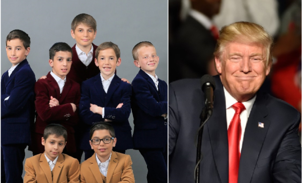 צפו: הקינדרלעך וטראמפ שרים לירושלים