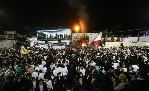 צפו בשידור חי: ההדלקה המרכזית במירון תשע"ח