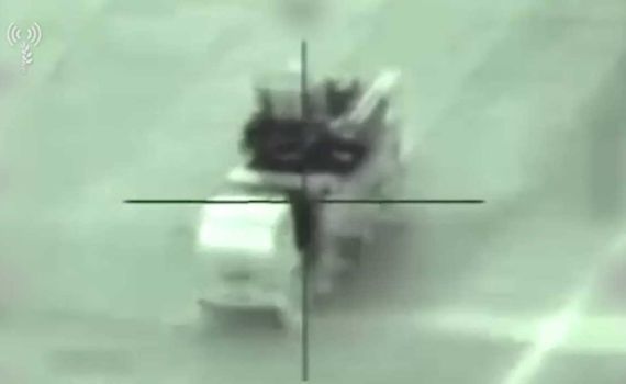 צפו: כך הושמד משגר סורי שירה לעבר מטוסינו