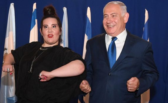 "היי, כפרה עלייך", כשנתניהו פגש את נטע. צפו