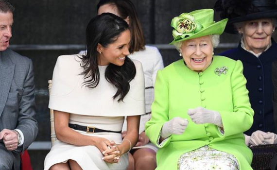 החברות החדשות בממלכה? מייגן והמלכה אליזבת מבלות