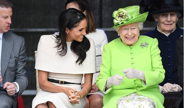 החברות החדשות בממלכה? מייגן והמלכה אליזבת מבלות