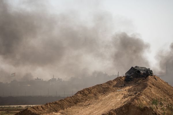 בפעם השנייה היום: צה"ל תקף תשתית בלוני תבערה בעזה