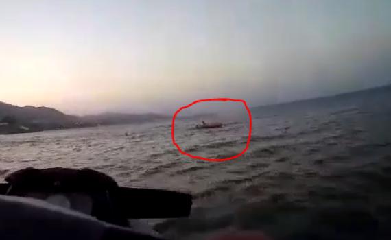 תיעוד: חילוץ ארבעה נערים שנסחפו בכנרת. צפו