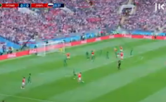 רוסיה ניצחה 5-0 במשחק הראשון של המונדיאל. צפו