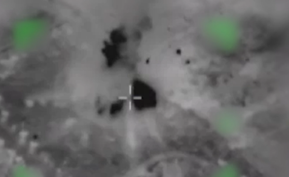 תיעוד: חיל האוויר תוקף יעדי טרור בעזה