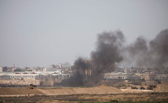 בתגובה לשיגור בלוני נפץ: צה"ל תקף תשתיות חמאס