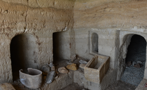 מרהיב: מערכת קבורה מרשימה נחשפה בטבריה