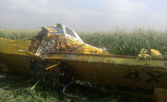 מטוס קל התרסק בשטח חקלאי בצפון