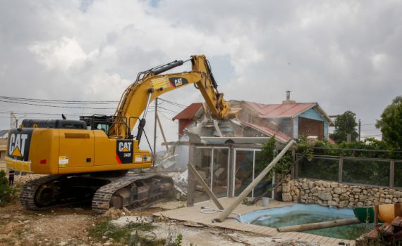 כלא היו • תיעוד: הרס הבתים בנתיב האבות