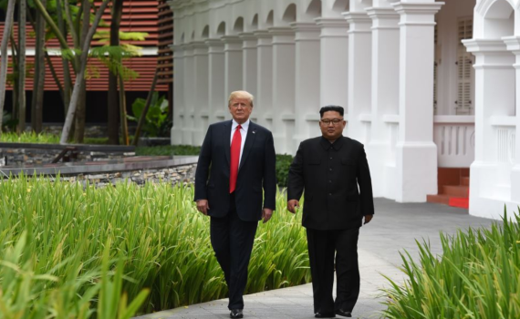 הפסגה ההיסטורית: קים התחייב לפירוק מנשק גרעיני