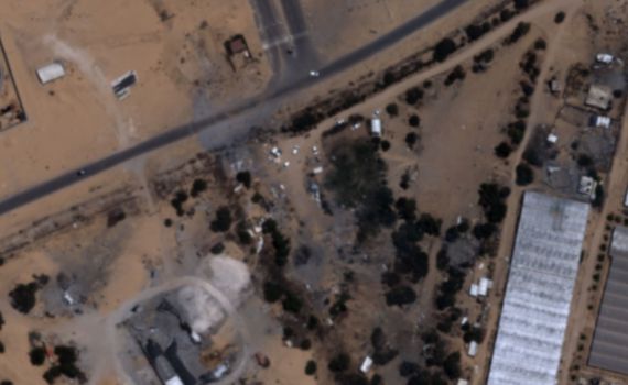 דו"צ בערבית קורא לתושבי חאן יונס להתפנות מבתיהם