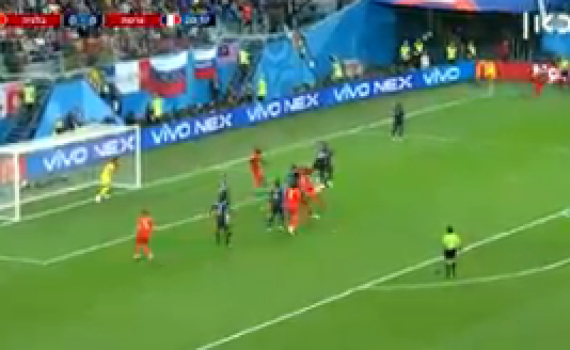 צפו: צרפת גברה על בלגיה והעפילה לגמר המונדיאל