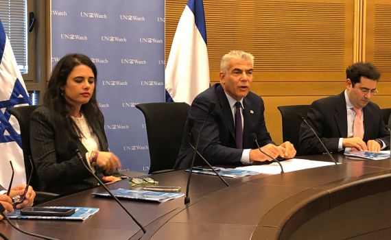 לפיד: "האו"ם הפך לארגון עוין, מוטה ושקרן"