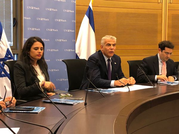 לפיד: "האו"ם הפך לארגון עוין, מוטה ושקרן"