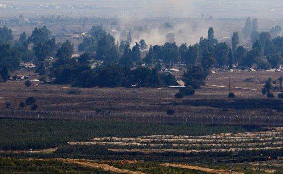 מורדים הציתו את מעבר הגבול בין סוריה לישראל