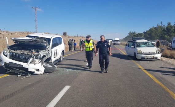 משפחה נפצעה בתאונת דרכים בגולן: 2 ילדים קשה
