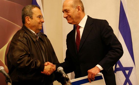 בארץ ובחו"ל: אבטחה צמודה על אולמרט וברק