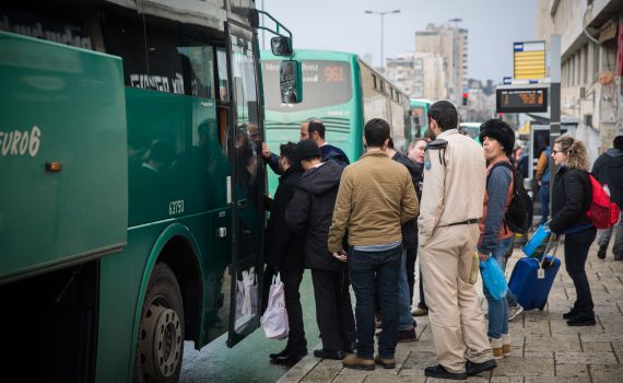 משרד התחבורה: היכונו לפגיעה בתחבורה הציבורית בשבוע הבא